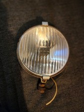 Vintage Lumax 60s 6-inch Chrome Driving Light - Tested Works