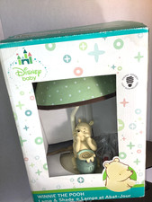 DISNEY Baby Classic WINNIE The POOH with Hunny Honey Pot Table Nursery Lamp -EUC
