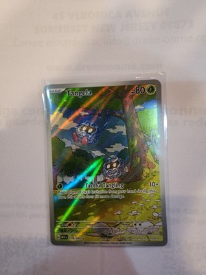Pokemon TCG Scarlet & Violet 151 Tangela 178/165 Illustration Rare IR NM SV Holo