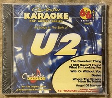 Chartbuster Karaoke  CD All Songs In The Style of U2 CDG40050 760217405028