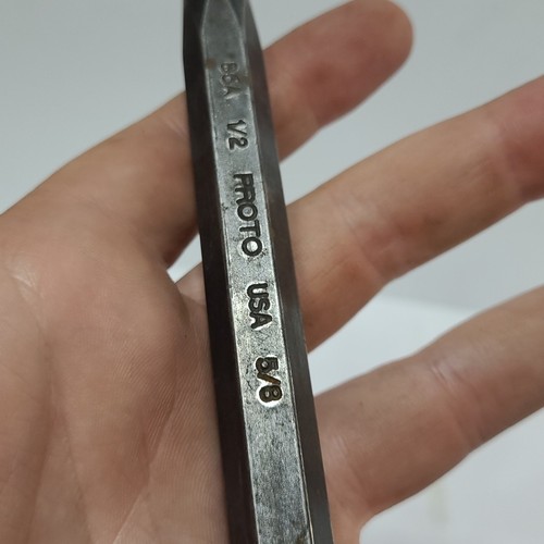 Proto Cold Chisel Set 4pc 7/16" 5/8" 3/4" 7/8" Cut 86A USA - Picture 4 of 7
