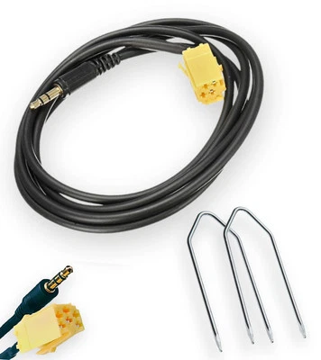 1NEISMARTECH CAVO AUX AUDIO+ KIT SMONTAGGIO AUTORADIO BLAUPUNKT FIAT PUNTO PANDA LANCIA ALFA