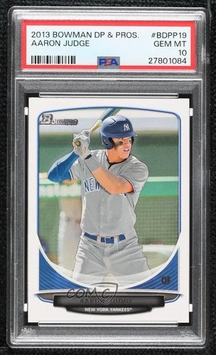 2013 Bowman Draft Aaron Judge #BDPP19 PSA 10 GEM MT