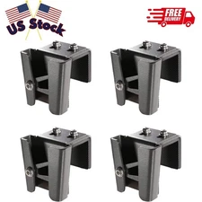Pontoon Fender Clips with Spring, Metal Boat Fender Clips for Square Rails
