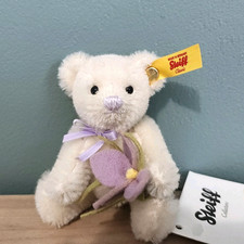 2016 STEIFF Miniature 4" KROKUS Crocus Mohair Teddy Bear 040191 WITH TAGS