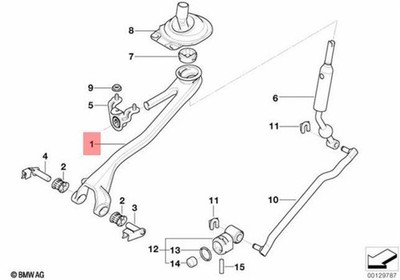 Genuine BMW X5 E53 X5 3.0d SAV Shifting Arm Reinforced 25117525268 eBay