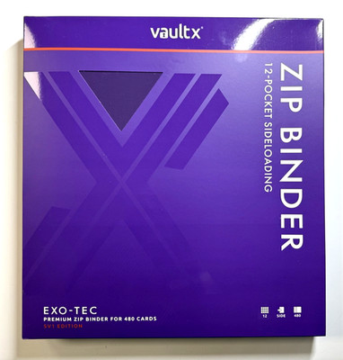 Vault X - 12 Pocket Exo Tec Premium Zip Binder - Pokemon SV1 Edition - Neu