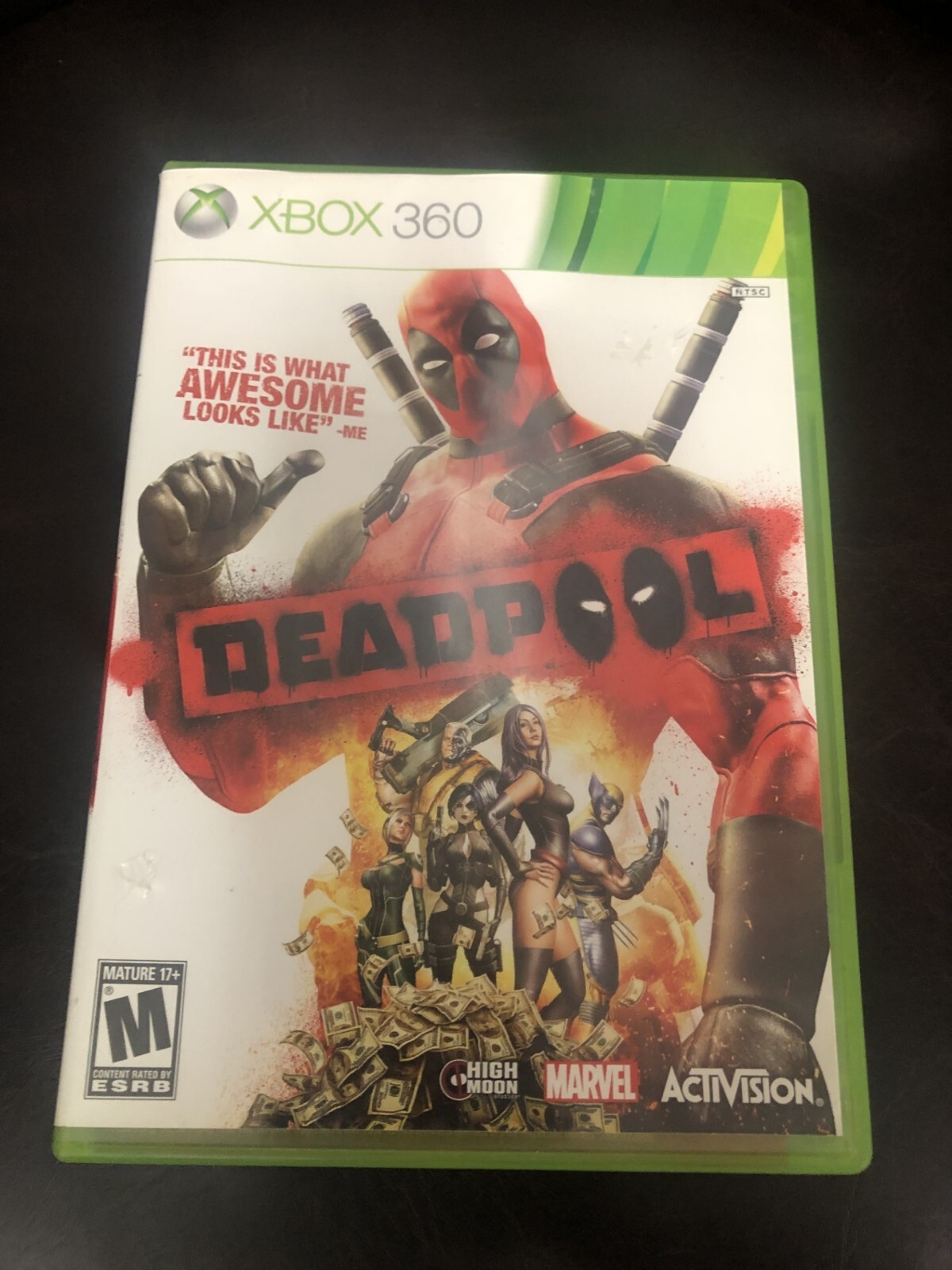 Deadpool Xbox Shell Microsoft DEADPOOL DEAD POOL XBOX 360 COMPLETE GAME CASE AND MANUAL ...