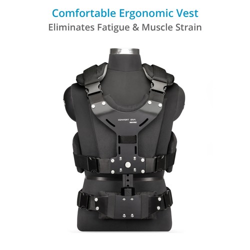 Flycam 5000 Handheld Camera Stabilizer with Comfort Arm Vest. Payload 5kg/11lb - Picture 6 of 11