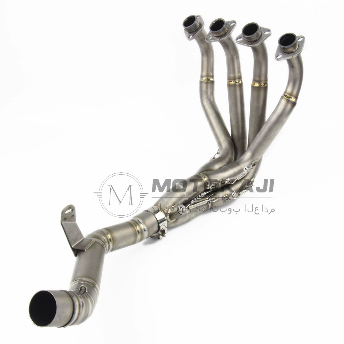 Titanium Full Exhaust System Header Pipe Muffler Slip On For