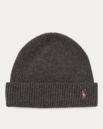 Polo da uomo nuova con etichette Ralph Lauren firma pony misto lana berretto prezzo al dettaglio $48