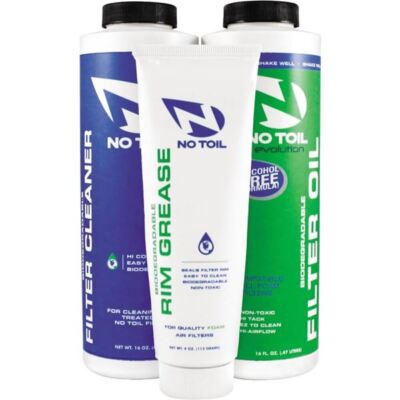 No Toil EVO Air Filter Maintenance Kit 3-Pack   Oil, Cleaner & Grease