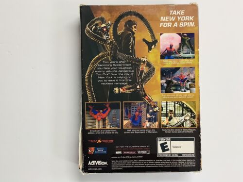 "BRAND NEW" Spider-Man 2: The Game (PC CD-ROM) Big Box, SEALED FREE SHIPPING - Picture 2 of 5