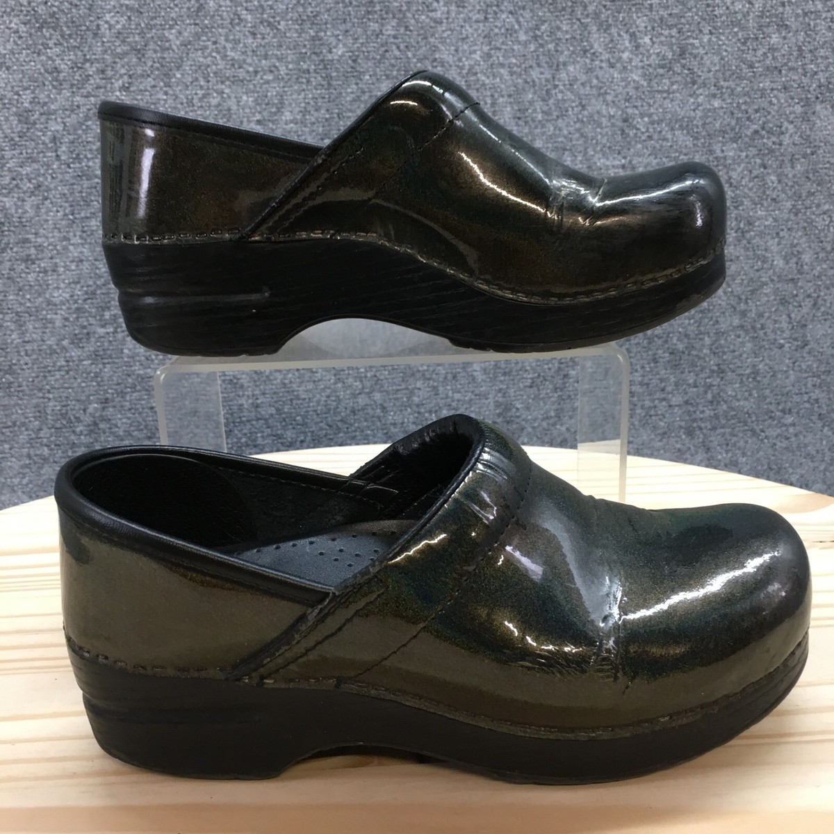 Dansko Shoes Womens 37 Professional Clogs Heels Comfort Multicolor