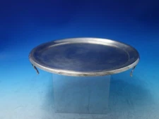 I.F.M.I Coin Silver Salver Tray Footed Circa 1830 10" x 1 3/8" 23.2 ozt (#6168)