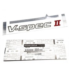 Genuine Nissan OEM V Spec II Rear Emblem Badge For Skyline R34 GT-R 84896-AB000