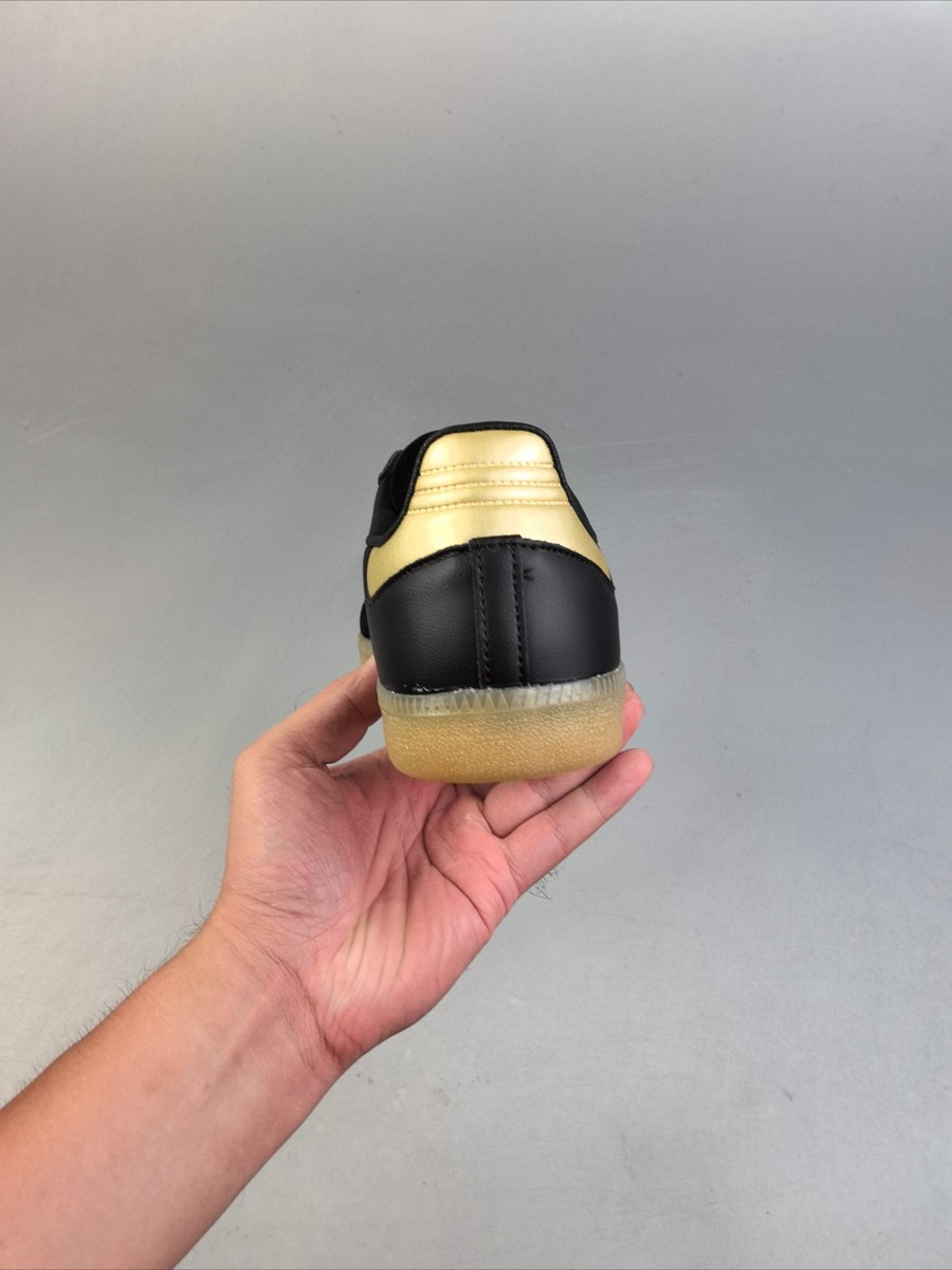Lionel Messi × adidas Samba Black/Gold Lionel Messi Adidas Samba Black Gold Men's Size 13.5 / 14.5W