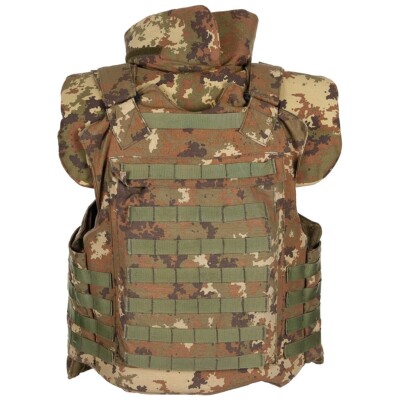 Original Italy Army Protective Vest with Protective Plates and Bag