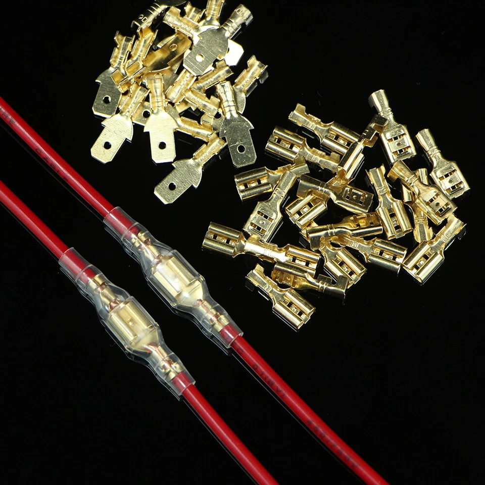 360Pcs Male Female Spade Crimp Terminals Kit for Automotive Wire Connectors Set - Image 4 of 4