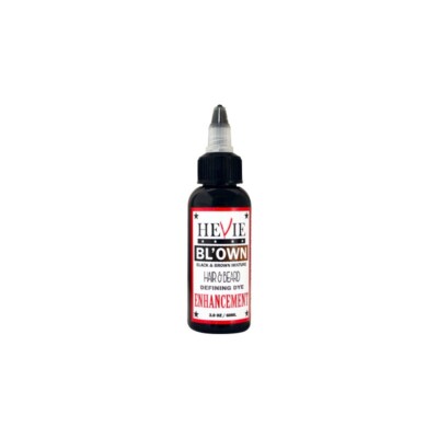 Hevie Enhancement Semi-Permanent Beard & Hair Dye 2oz Black & Brown