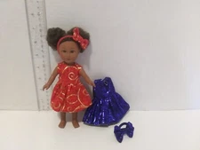 6-7" Doll Clothes made to fit MINI A Girl My Life D Princess-2-dresses/Bows A55