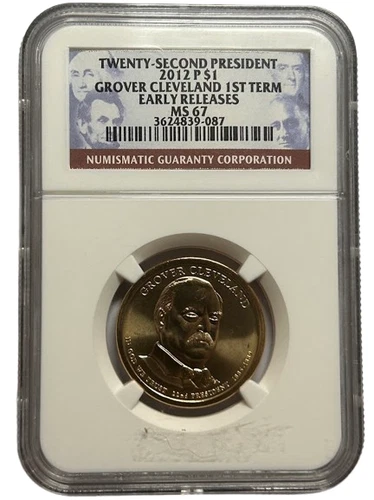 NGC 2012 P MS67 Grover Cleveland 1st Term Early Releases 22nd President $1