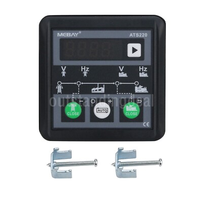 MEBAY ATS220 8-36V ATS Controller Automatic Transfer Switch Controller ot25 #A6-