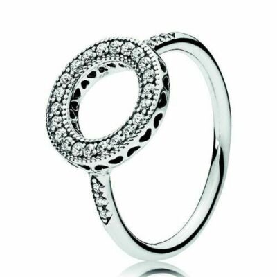 NEW Genuine Pandora Ring 191039CZ Hearts of Pandora Halo Sterling Silver  ALE 925 Australia