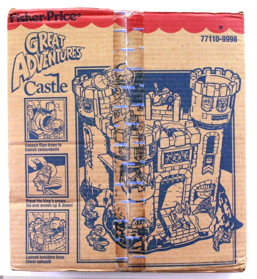 Fisher Price 1997-8 Great Adventures Castle Playset Brand New