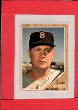 1962 Topps #403 Chet Nichols JSA Autograph EX/NM Red Sox ID:58141