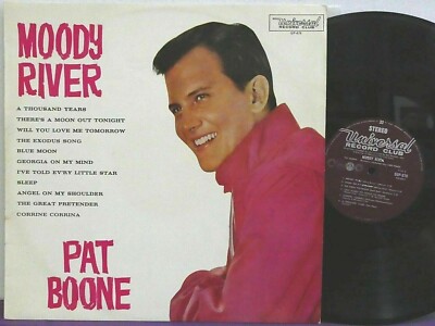 PAT BOONE Moody River LP Original 60s RECORD CLUB AUSTRALIA ONLY ~ RARE UP-676