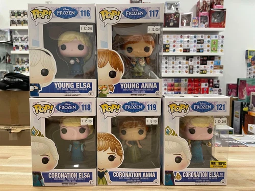 Funko Pop! Frozen Young Elsa & Anna Coronation Elsa & Anna 116 117 118 119 121