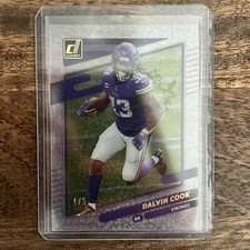 2021 Panini Clearly Donruss - Dalvin Cook - Holo Gold SSP /5