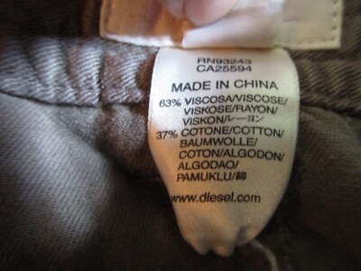 Jupe Diesel Occasion Marron - Taille 38 (W27) - Viscose - Très Bon État