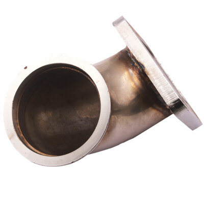 Stainless Steel Adapter T3 T4 flange to 3  ID V-band Flange 90 Degree Elbow Pipe