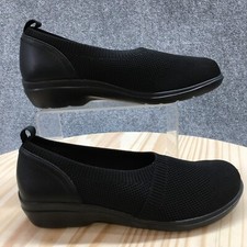 Clarks Shoes Womens 8 M Sashlyn Style Loafer Flats Black Slip On Low 26163135