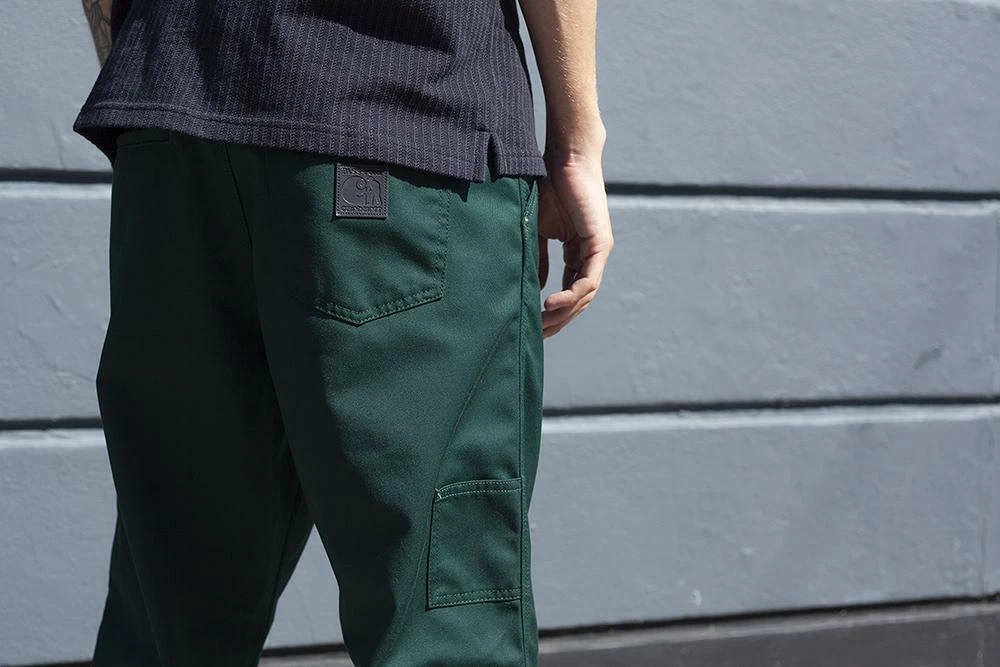 Carhartt WIP x Pass Port Pall Pant - Bottle Green Stone Washed