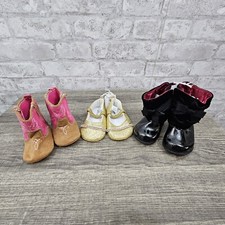 Lot of 3 infant girl shoes size 3 6-9 months
