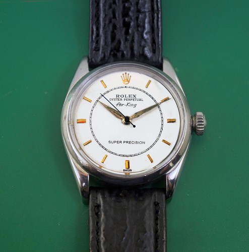 Vintage 1958 ROLEX Oyster Perpetual AIRKING Stainless Steel Ref.6552 & 6565