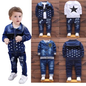 baby boy jean jacket outfit