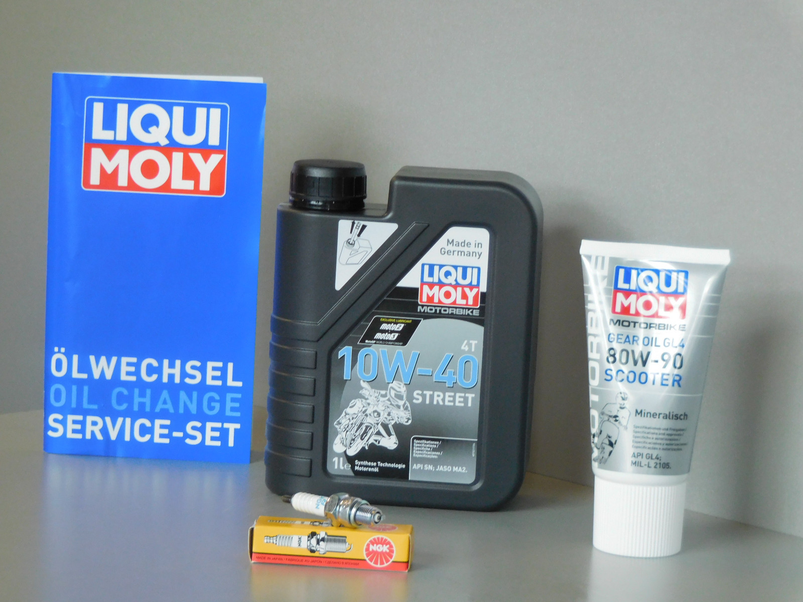Maintenance Set SYM Fiddle III 50 Oil Spark Plug Service Inspection Oil Change