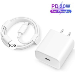 For Iphone 12 13 Pro Max Xr Ipad Fast Charger w Pd Cable Power Adapter Type C Ebay