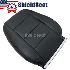 Front Driver Side Top Leather Seat Cover Black Perforated For 2006-2010 Vw Jetta Front Driver Side Top Leather Seat Cover Black Perforated For 2006-2010 Vw Jetta
