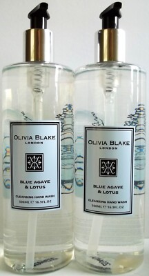 Olivia Blake LONDON, BLUE AGAVE & LOTUS Cleansing Hand Wash, 16.9 oz, NEW x  2 | eBay UK