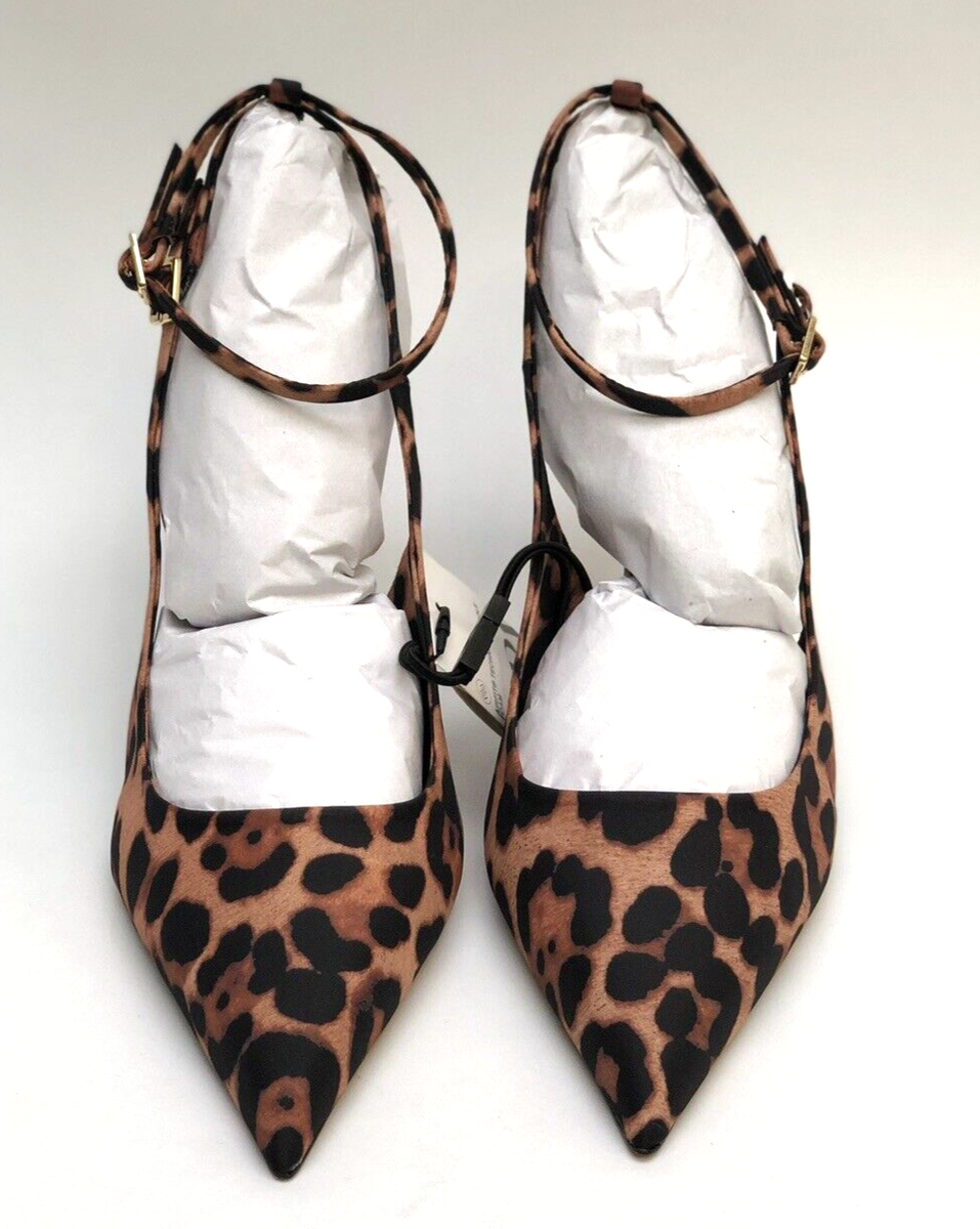 ZARA ANIMAL PRINT HIGH-HEEL SLINGBACK SHOES ALL SIZES UK