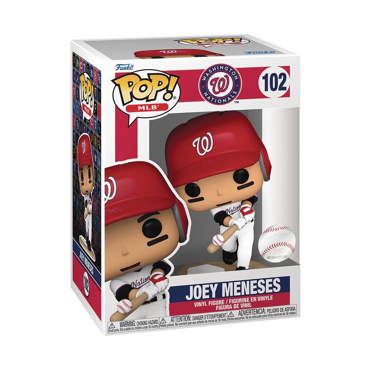 Pop! MLB Washington Nationals Joey Meneses #102 Vinyl Figure Funko