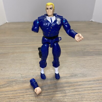 Vintage Hasbro 1988 Longarm Cops N' Crooks Loose Action Figure - Broken Arm