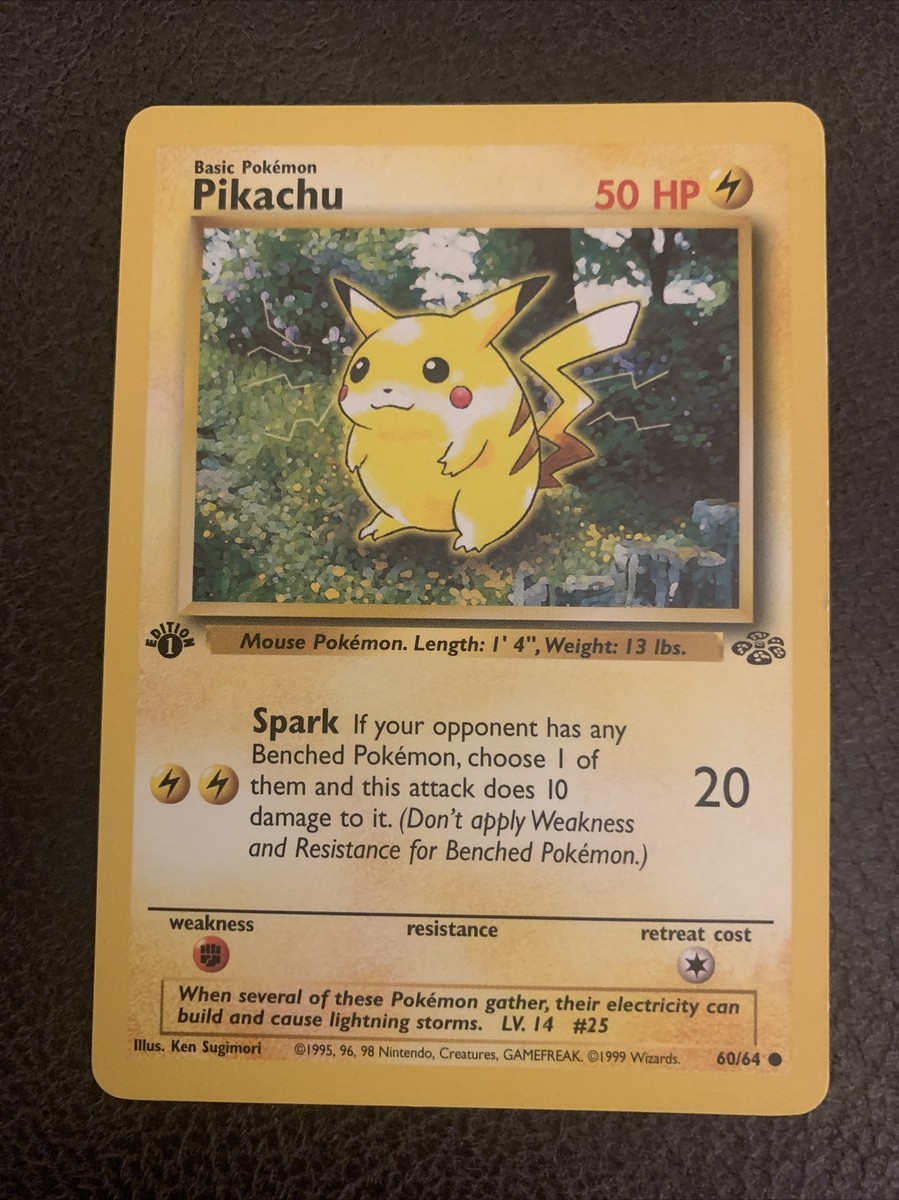1999 Mint First Edition Pikachu | eBay