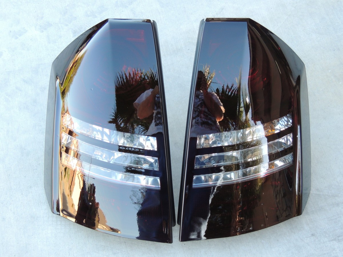 2005-2007 Chrysler 300C Smoked Tail Light Tinted V8 Black Tail Light Assembly | Left | 8V | Smoke/Tinted CUSTOM Brake Non Led - Foto 10