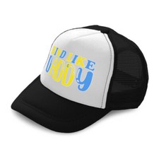 Kids Trucker Hat Kind like Daddy A Polyester Boys Caps  Girls Caps Adjustable